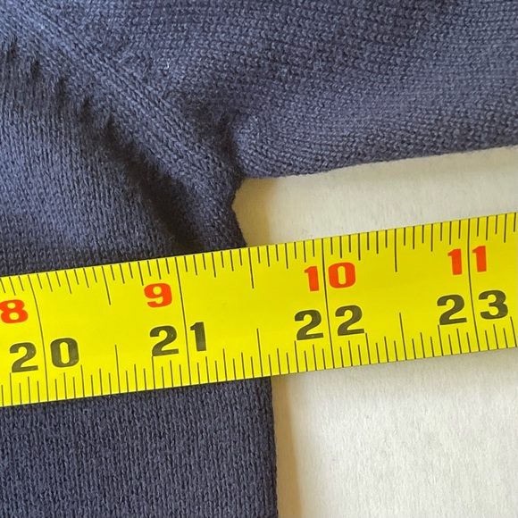 2 Elisabeth 1X Petite (1P) Short Sleeve Sweaters - one black / one navy blue - Picture 10 of 11